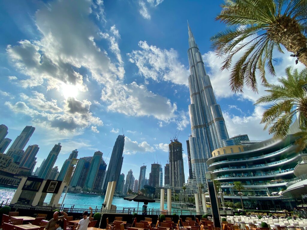 View of Burj Khalifa in Dubai