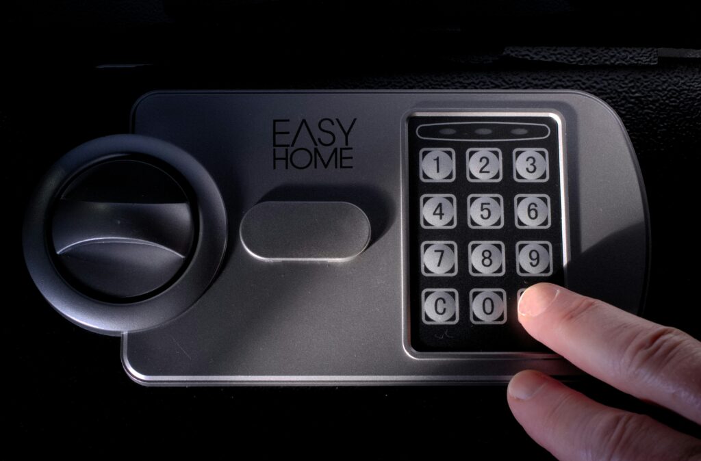 Image of safe key pad Photo by Immo Wegmann on Unsplash