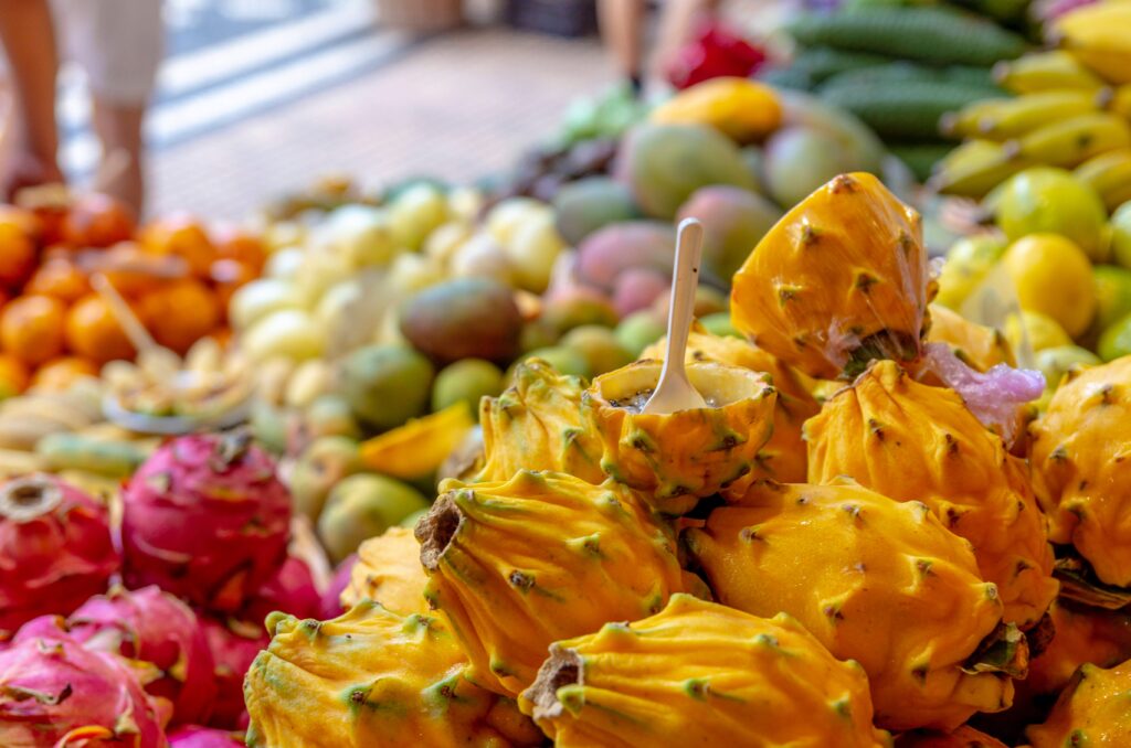 Colourful Fruit in Madeira Market 