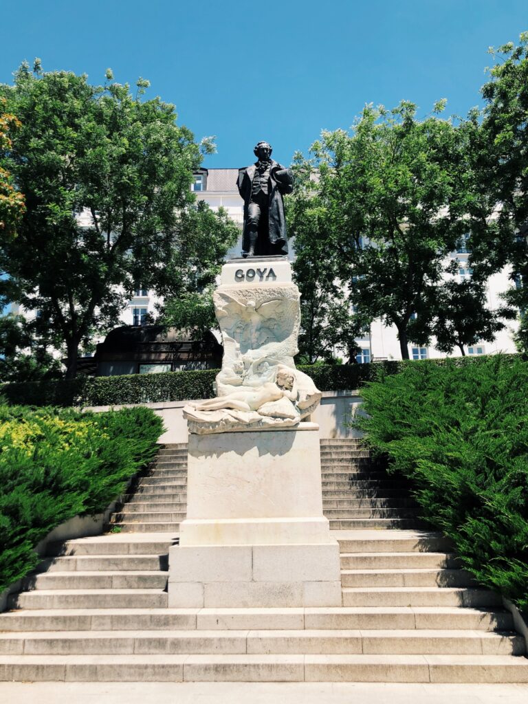 Goya Statue, Madrid, Spain