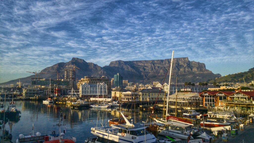 Cape Town waterfront marina and view of Table Mountain. Picture by Pixabay 