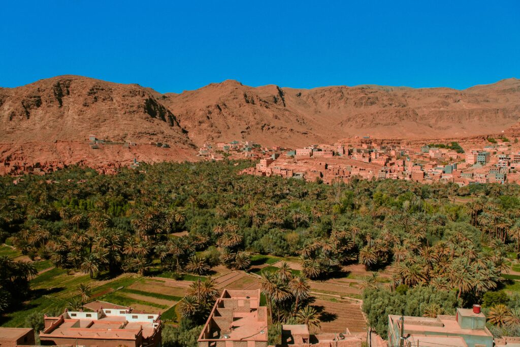 Desert view in Morocco